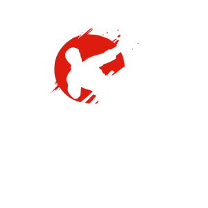 Shinko Shura Logo (White & Red) - Vectorised